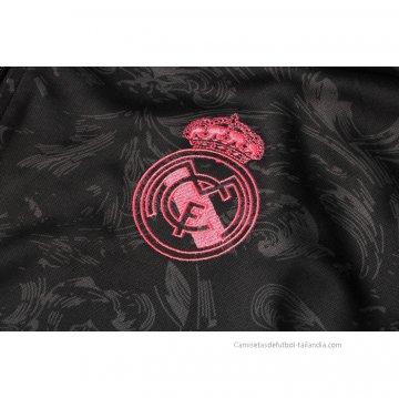 Chandal de Sudadera del Real Madrid Nino 2021-2022 Negro