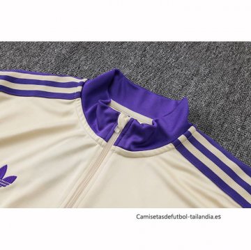 Chandal de Sudadera del Real Madrid Nino 2025-2026 Amarillo