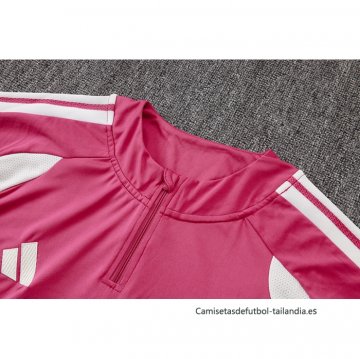 Chandal de Sudadera del Real Madrid Nino 2026-2027 Rosa