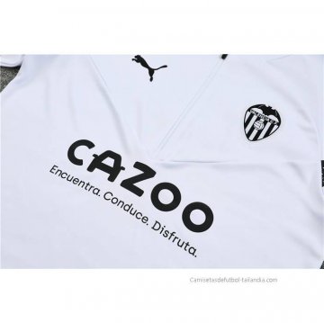 Chandal de Sudadera del Valencia 2022-2023 Blanco