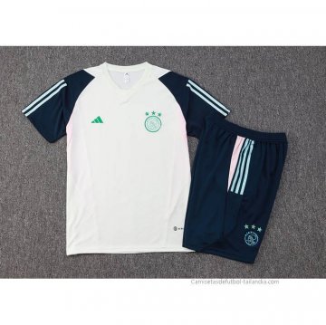 Chandal del Ajax Manga Corta 2023-2024 Verde - Pantalon Corto