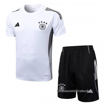Chandal del Alemania Manga Corta 2025-2026 Blanco - Pantalon Corto Chandal del Alemania Manga Corta 2025-2026 Blanco - Pantalon Corto