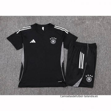 Chandal del Alemania Manga Corta 2025-2026 Negro - Pantalon Corto