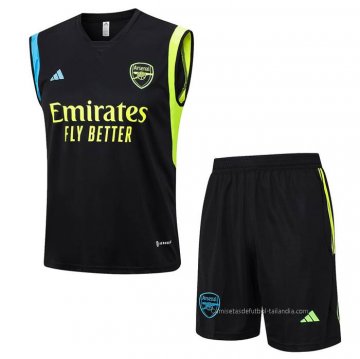 Chandal del Arsenal Sin Mangas 2023-2024 Negro Chandal del Arsenal Sin Mangas 2023-2024 Negro