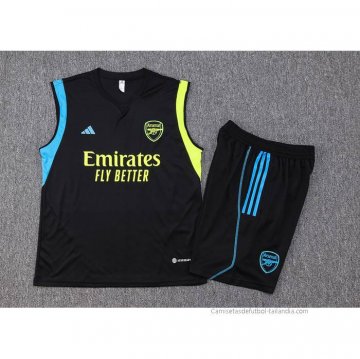 Chandal del Arsenal Sin Mangas 2023-2024 Negro