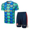Chandal del Barcelona Manga Corta 2024-2025 Verde - Pantalon Corto Chandal del Barcelona Manga Corta 2024-2025 Verde - Pantalon Corto