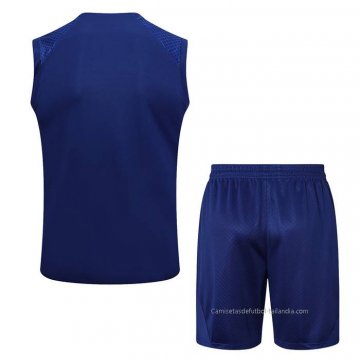 Chandal del Barcelona Sin Mangas 2023-2024 Azul
