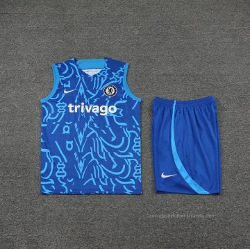 Chandal del Chelsea Sin Mangas 2022-2023 Azul
