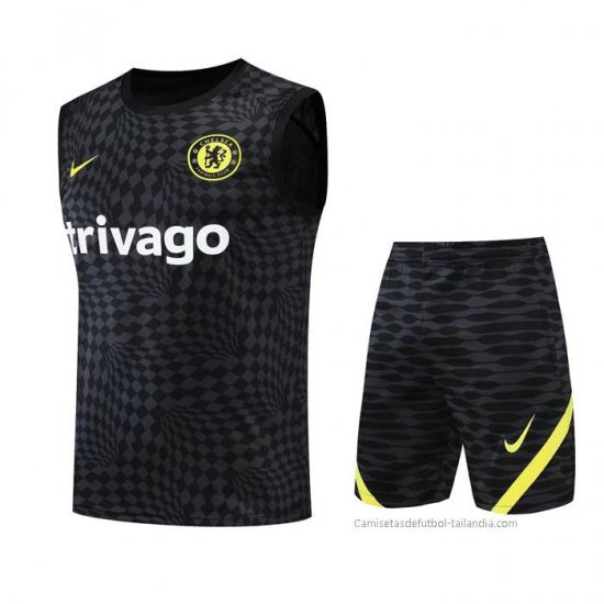 Chandal del Chelsea Sin Mangas 2022-2023 Negro - Haga un click en la imagen para cerrar