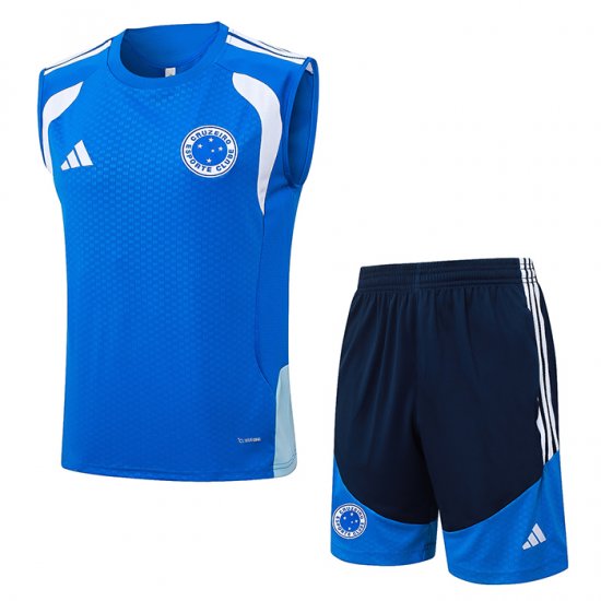 Chandal del Cruzeiro Sin Mangas 2025-2026 Azul - Haga un click en la imagen para cerrar