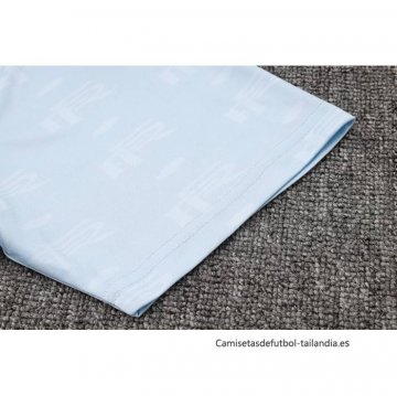 Chandal del Francia Manga Corta 2024-2025 Azul Claro - Pantalon Corto