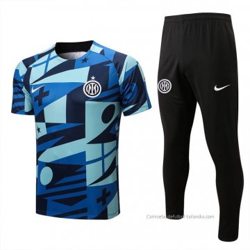 Chandal del Inter Milan Manga Corta 2022-2023 Azul Chandal del Inter Milan Manga Corta 2022-2023 Azul