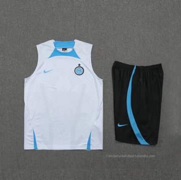 Chandal del Inter Milan Sin Mangas 2022-2023 Blanco
