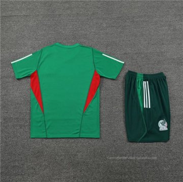 Chandal del Mexico Manga Corta 2023-2024 Verde - Pantalon Corto