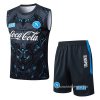 Chandal del Napoli Sin Mangas 2025-2026 Negro