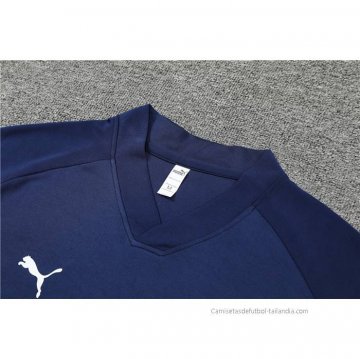 Chandal del Olympique Marsella Manga Corta 2022-2023 Azul - Pantalon Corto