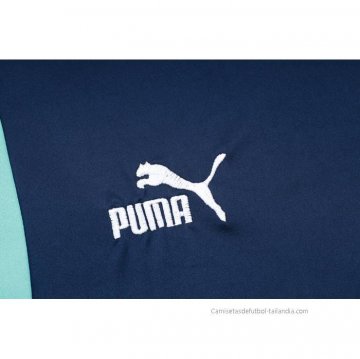 Chandal del Olympique Marsella Manga Corta 2023-2024 Azul