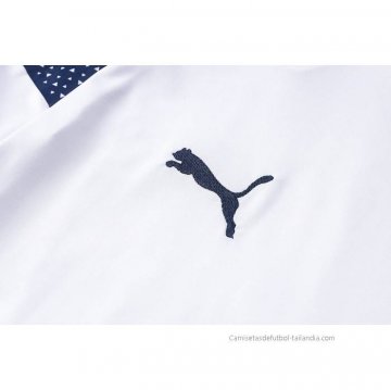Chandal del Olympique Marsella Manga Corta 2022-2023 Blanco - Pantalon Corto