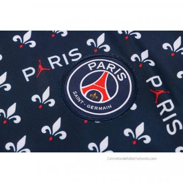 Chandal del Paris Saint-Germain Jordan Sin Mangas 2022-2023 Azul