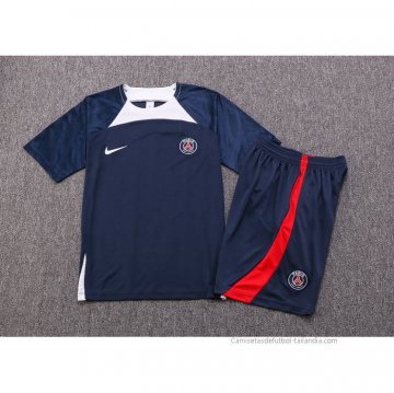 Chandal del Paris Saint-Germain Manga Corta 2022-2023 Azul - Pantalon Corto