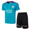 Chandal del Paris Saint-Germain Manga Corta 2024-2025 Verde - Pantalon Corto Chandal del Paris Saint-Germain Manga Corta 2024-2025 Verde - Pantalon Corto