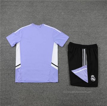 Chandal del Real Madrid Manga Corta 2022-2023 Purpura - Pantalon Corto