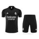 Chandal del Real Madrid Manga Corta 2023-2024 Negro - Pantalon Corto