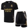 Chandal del Real Madrid Manga Corta 2024-2025 Negro - Pantalon Corto Chandal del Real Madrid Manga Corta 2024-2025 Negro - Pantalon Corto