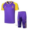 Chandal del Real Madrid Manga Corta 2024-2025 Purpura - Pantalon Corto Chandal del Real Madrid Manga Corta 2024-2025 Purpura - Pantalon Corto