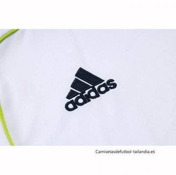 Chandal del Real Madrid Sin Mangas 2025-2026 Blanco Verde