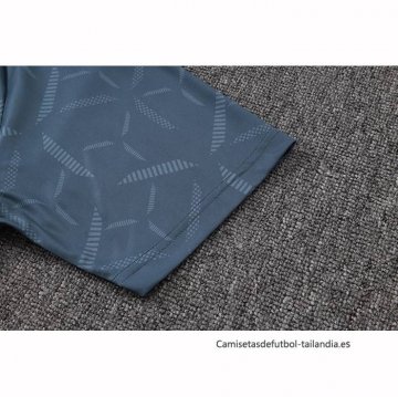 Chandal del Sao Paulo Manga Corta 2025-2026 Azul Gris - Pantalon Corto