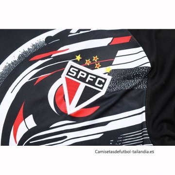 Chandal del Sao Paulo Manga Corta 2025-2026 Negro - Pantalon Corto