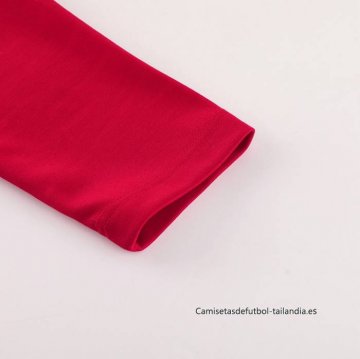 Chaqueta con Capucha del AC Milan 2024-2025 Rojo