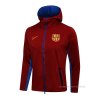 Chaqueta con Capucha del Barcelona 2021-2022 Rojo Chaqueta con Capucha del Barcelona 2021-2022 Rojo