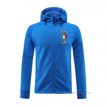 Chaqueta con Capucha del Italia 2022-2023 Azul Chaqueta con Capucha del Italia 2022-2023 Azul