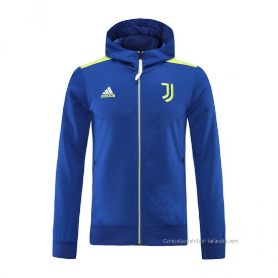 Chaqueta con Capucha del Juventus 2021-2022 Azul - Haga un click en la imagen para cerrar