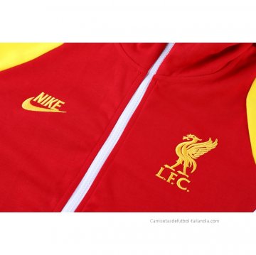 Chaqueta con Capucha del Liverpool 2021-2022 Rojo