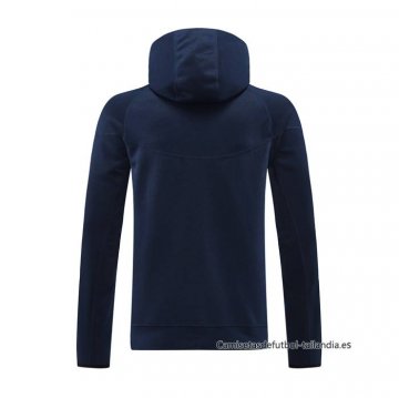 Chaqueta con Capucha del Paris Saint-Germain 2024-2025 Azul
