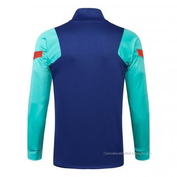 Chaqueta del Barcelona 2021-2022 Azul