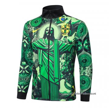 Chaqueta del Brasil Jesus 2024-2025 Verde Chaqueta del Brasil Jesus 2024-2025 Verde