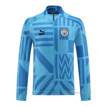 Chaqueta del Manchester City 2022-2023 Azul Claro Chaqueta del Manchester City 2022-2023 Azul Claro