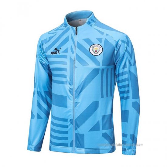 Chaqueta del Manchester City 2022-2023 Azul Claro - Haga un click en la imagen para cerrar