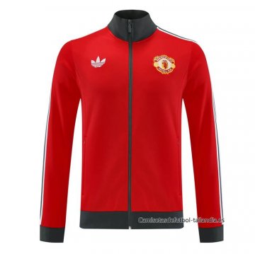 Chaqueta del Manchester United 2024-2025 Rojo Chaqueta del Manchester United 2024-2025 Rojo
