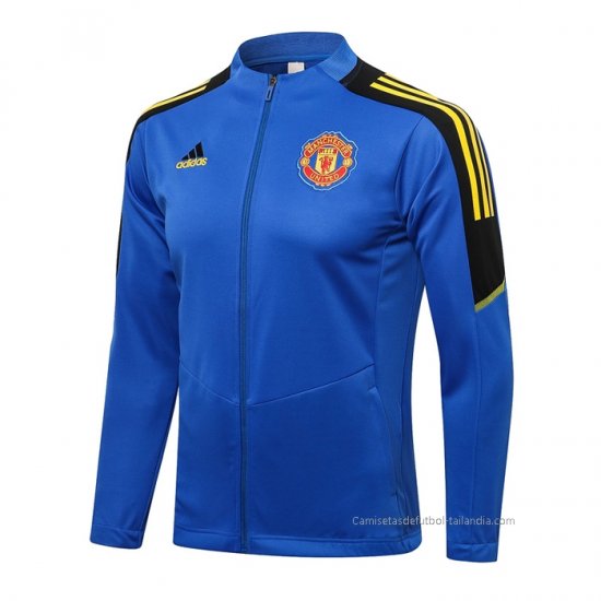Chaqueta del Manchester United 2021-2022 Azul - Haga un click en la imagen para cerrar