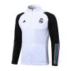 Chaqueta del Real Madrid 2023-2024 Blanco y Negro Chaqueta del Real Madrid 2023-2024 Blanco y Negro