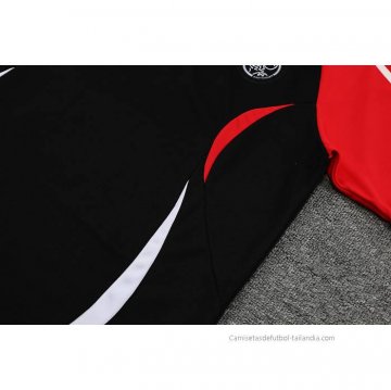 Conjunto Polo del Ajax 2022-2023 Negro y Rojo