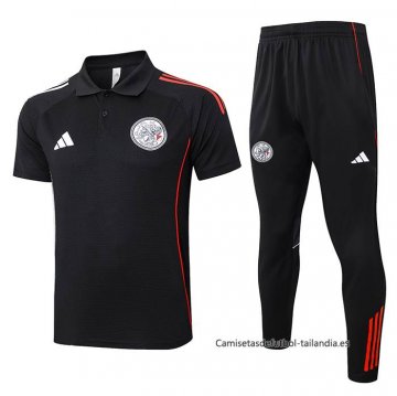 Conjunto Polo del Ajax 2025-2026 Negro  Conjunto Polo del Ajax 2025-2026 Negro