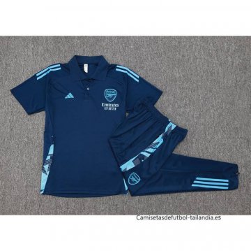 Conjunto Polo del Arsenal 2024-2025 Azul