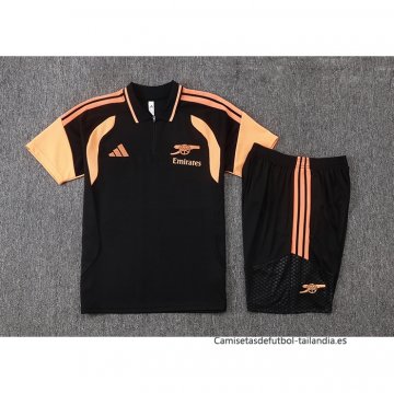Conjunto Polo del Arsenal 2026-2027 Negro