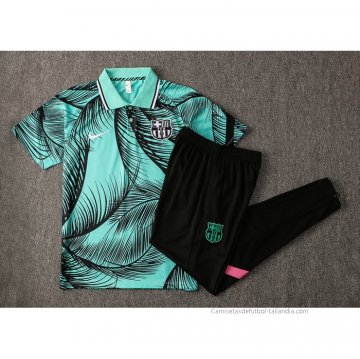 Conjunto Polo del Barcelona 2021 Verde